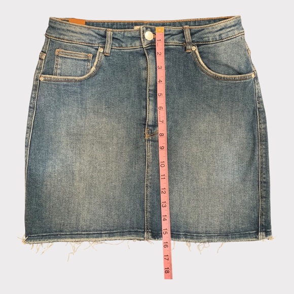 ZARA Denim skirt Size Large NWOT - Picture 5 of 7